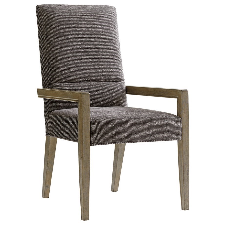 Lexington Shadow Play 725881 Metro Dining Arm Chair with Customizable